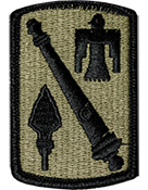 45th Field Artillery Brigade OCP Scorpion Shoulder Sleeve Patch